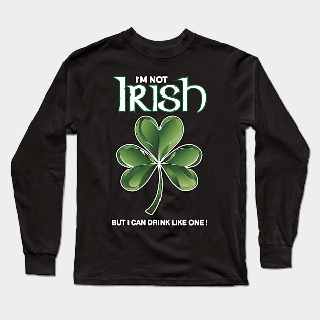 Funny St Patrick's Day Long Sleeve T-Shirt by NineBlack